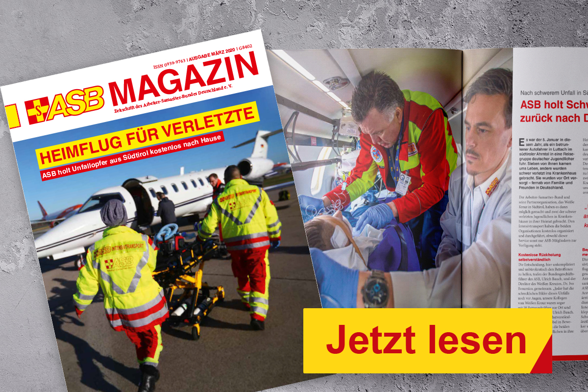 ASB Magazin: Die Märzausgabe 2020 ist erschienen