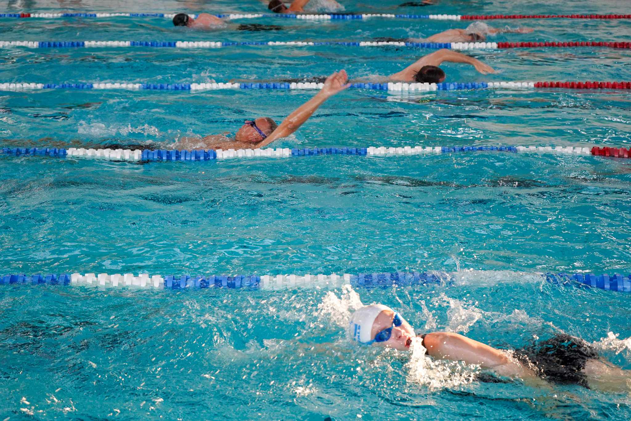 160 Schwimmerinnen und Schwimmer pflügten für den Wünschewagen durch's Wasser!
