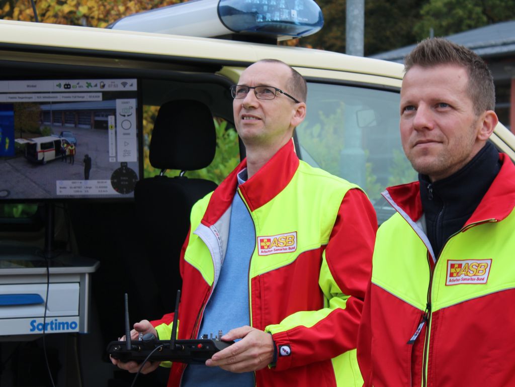 Drohnenvorführung für Kriminaldauerdienst Schwerin