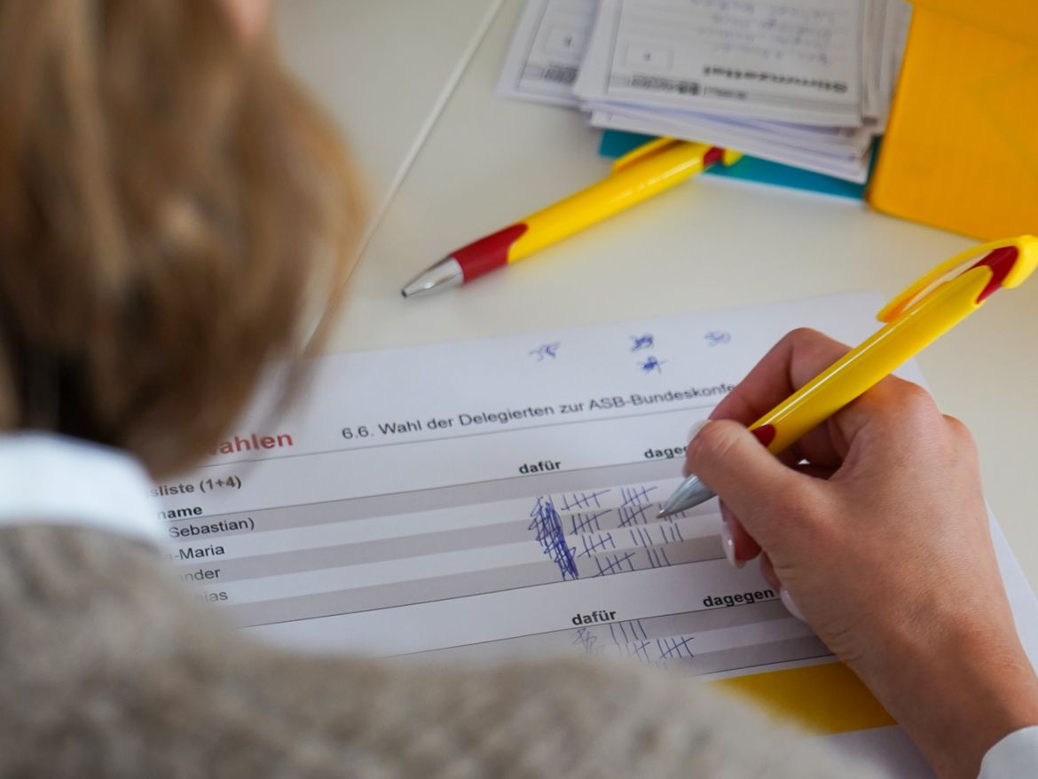 Stimmenauszählung Bundesdelegierte